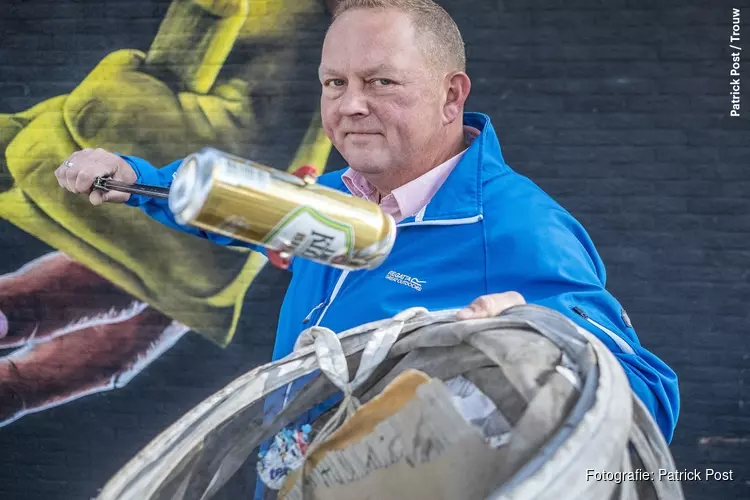 Afvalraper Dirk Groot nummer 1 in de Trouw Duurzame 100 van 2019