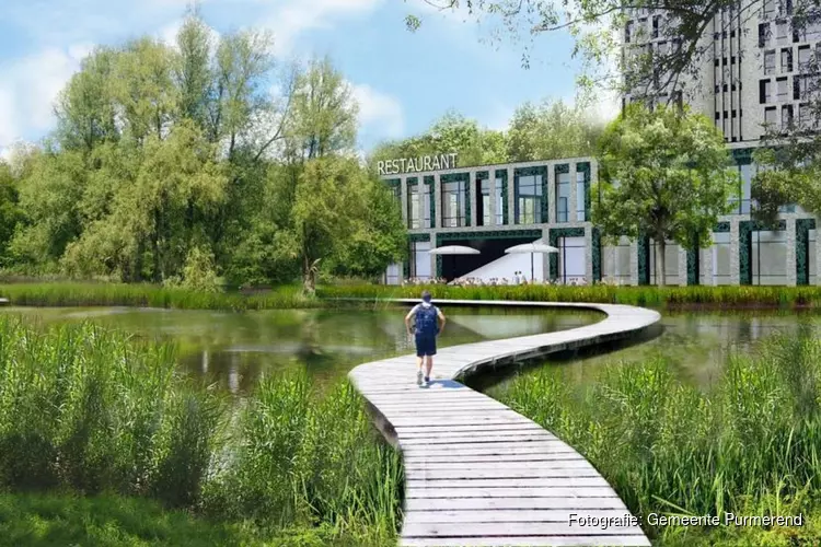 Schetsontwerp bekend voor natuur- en wandelbos in kom A7