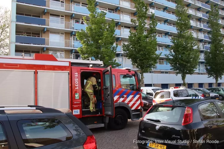 Brandje in woning Anne Franklaan snel onder controle