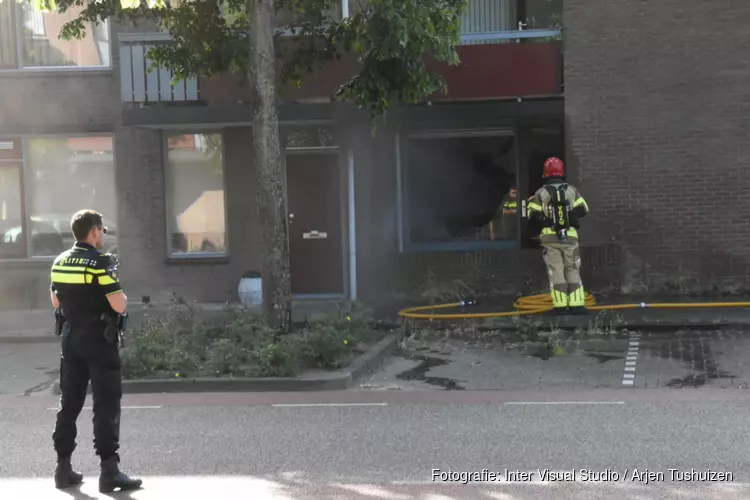 Brand in benedenwoning Purmerend