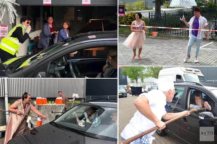 Cultuurhuis Wherelant sluit seizoen Theatergroep Flexibel af met een vrolijke Zuster Klivia Drive-in