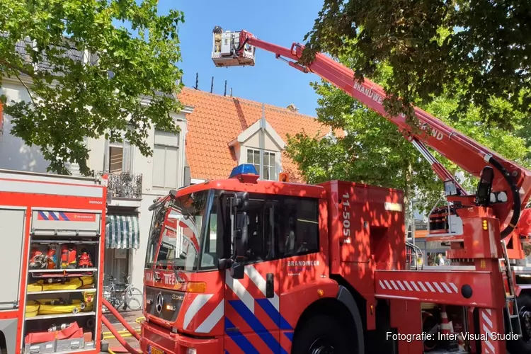 Wéér brand in binnenstad Purmerend