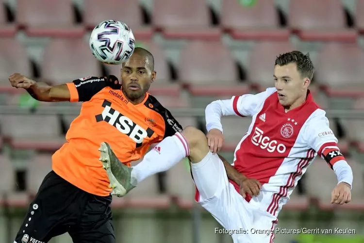 Jong Ajax en FC Volendam delen de punten