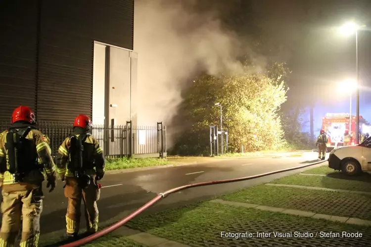 Brand in transformatorhuisje van hulpwarmtecentrale in Purmerend