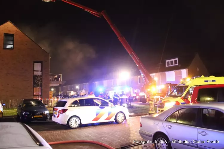 Brand in woning Drontermeer in Purmerend