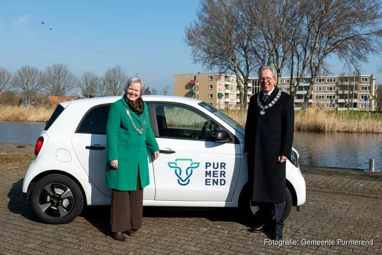 Logo nieuwe gemeente Purmerend door burgemeesters onthuld