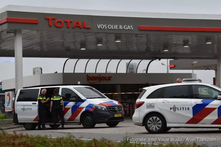 Overval op tankstation, dader voortvluchtig