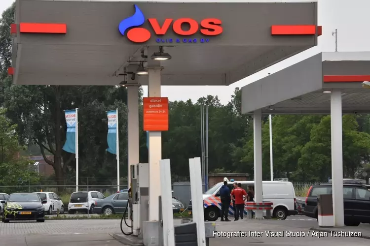 Gewapende overval op tankstation