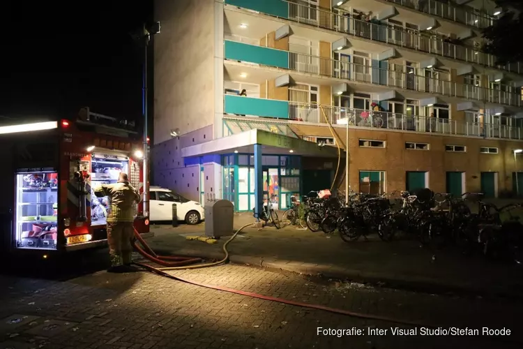 Woningbrand in Citerstraat