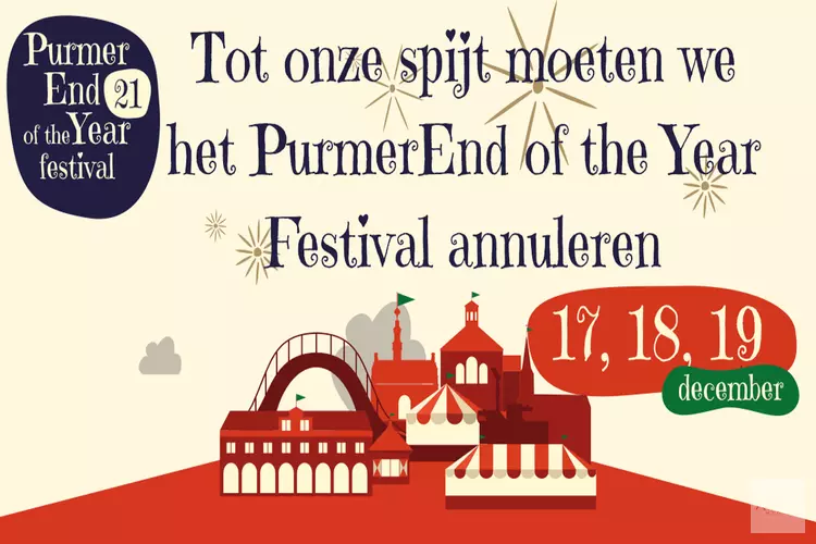 PurmerEND of the Year festival geannuleerd