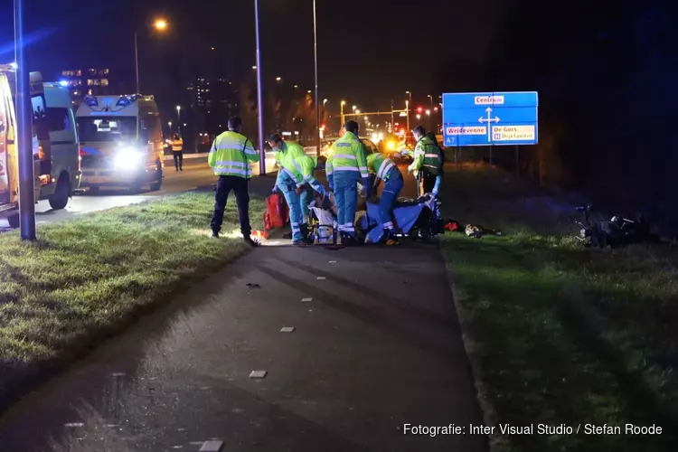 Ernstig ongeluk op fietspad in Purmerend