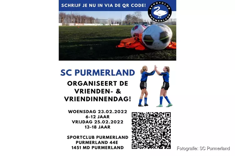 Vrienden- & Vriendinnen-dag/Open trainings-dag bij SC Purmerland