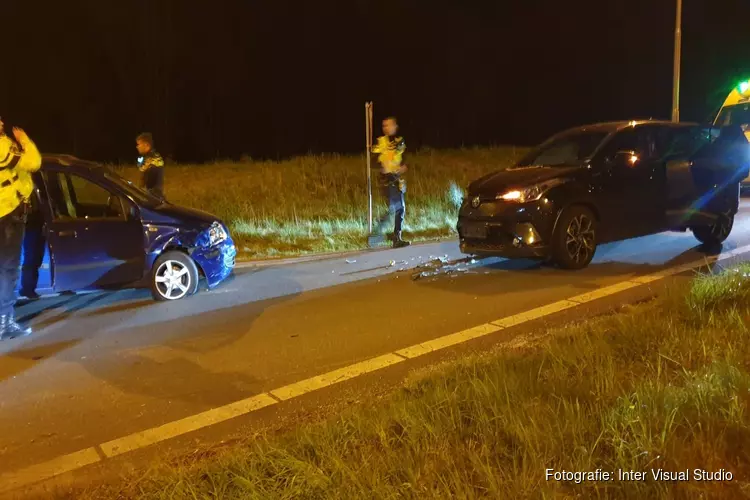 Spookrijdster veroorzaakt ongeluk op afrit A7