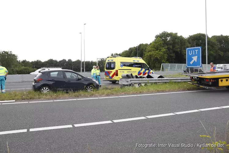 Gewonde bij ongeval op afrit A7