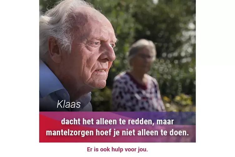 Gemeenten Zaanstreek-Waterland lanceren campagne voor mantelzorgers  &#39;Grote stap om hulp te vragen&#39;