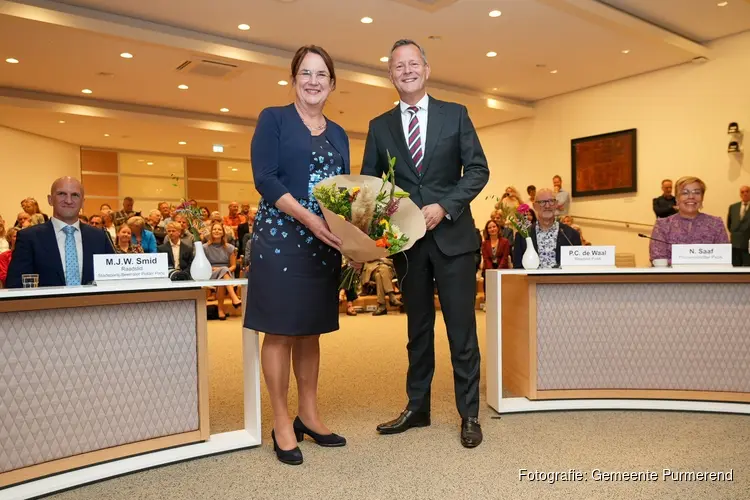 Ellen van Selm geïnstalleerd als burgemeester van Purmerend