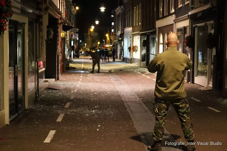 Padjedijk momenteel afgesloten door plofkraak juwelier