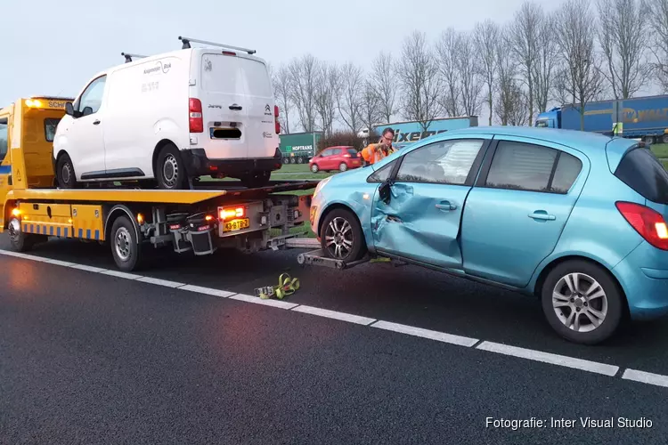 Ongeval op A7 bij Noordbeemster