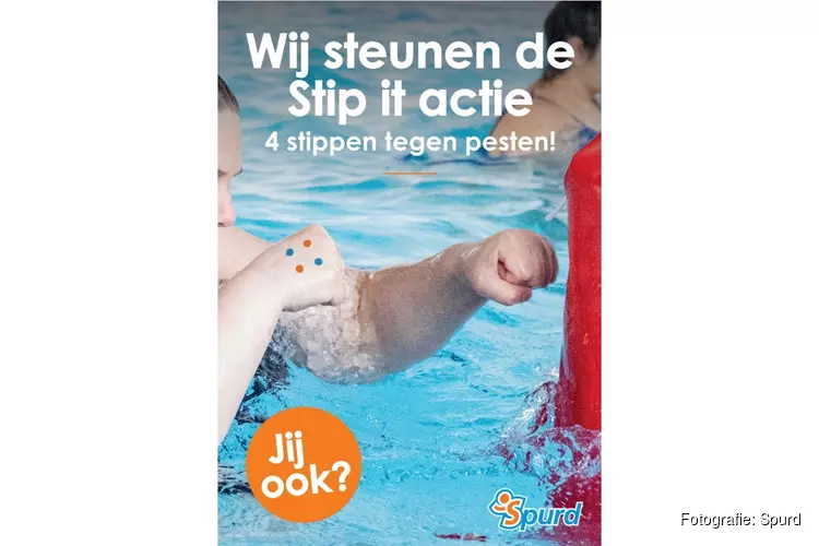 Spurd omarmt #STIPIT actie en balt vuist tegen pestgedrag