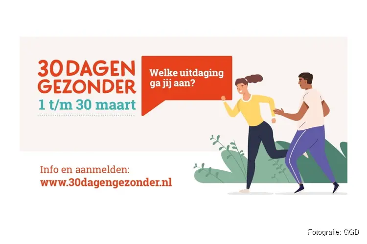 Fris en fit de lente in? Doe mee met GGD actie 30dagengezonder