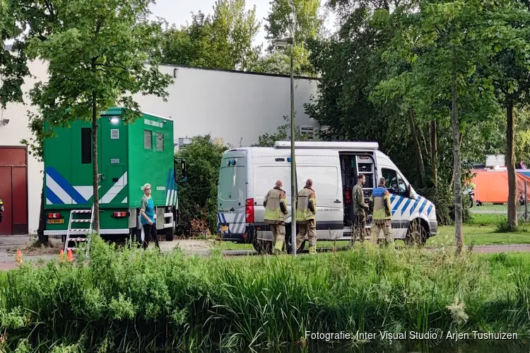 Leeghwaterpark afgezet om gevonden explosief