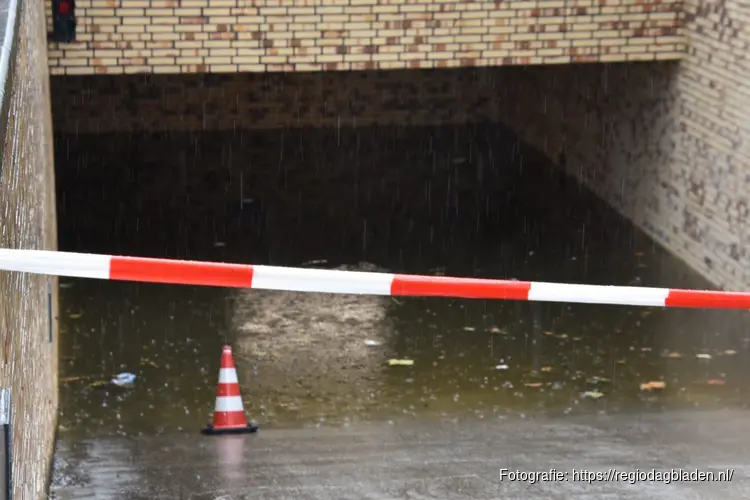 Parkeergarage in Purmerend ondergelopen