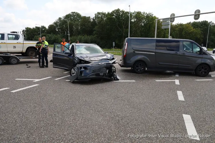 Ongeluk op N244 bij Zuidoostbeemster