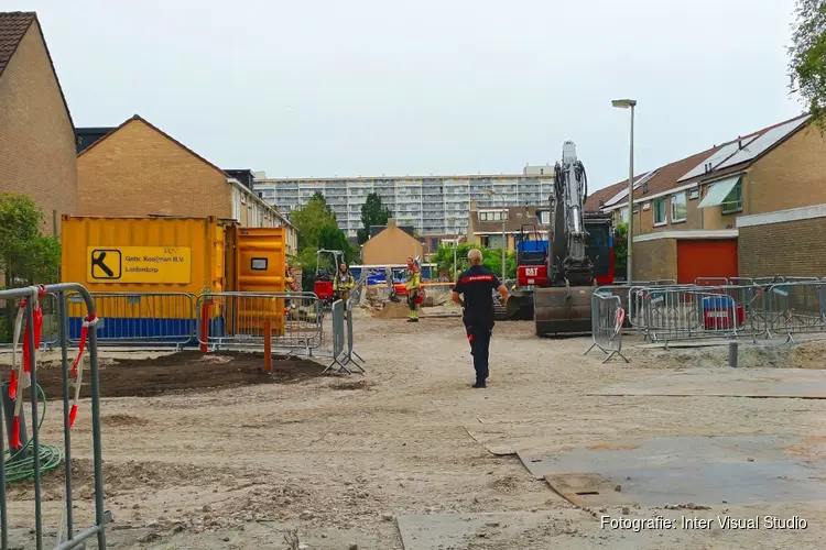 Gaslekkage in Purmerend, tijdens werkzaamheden