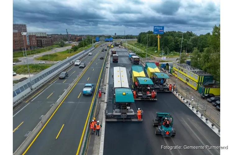 Brug A7 bijna weer open