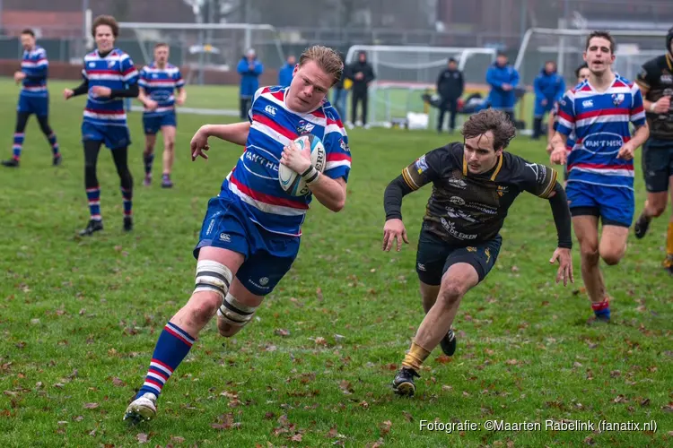 Heren Rugby Club Waterland 'Winterkampioen' in Tweede Klasse