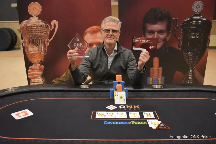 Gertjan Goeree uit Purmerend kwalificeert zich voor finale ONK Poker!