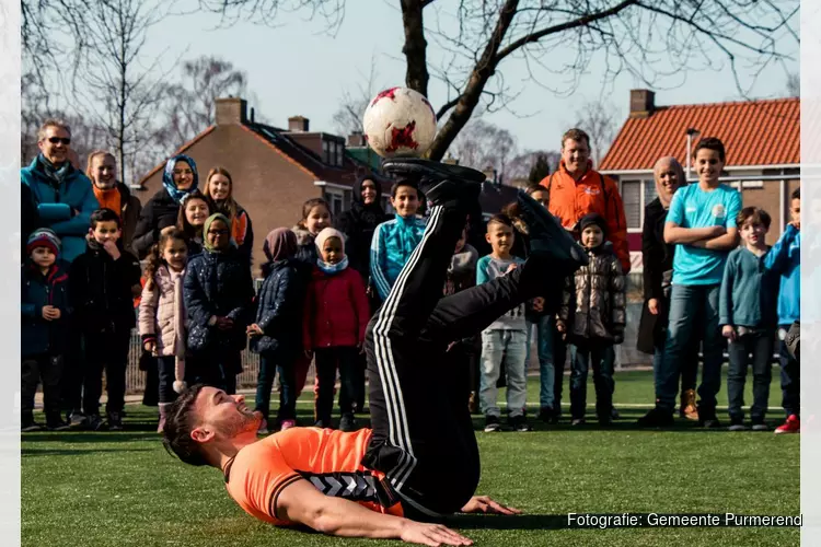 Opening speelveld Mercuriusweg