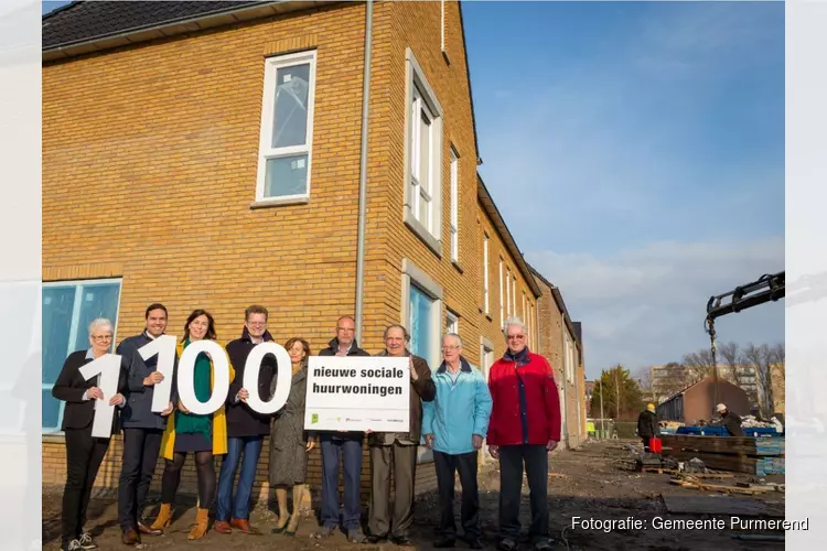 Purmerend krijgt 1100 nieuwe sociale huurwoningen