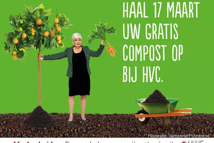 Gratis compost scheppen bij HVC op 17 maart