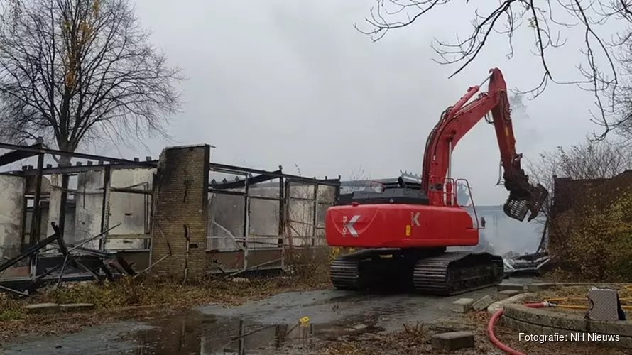 Gebouw Purmerend gesloopt na grote brand: schoolkinderen thuis